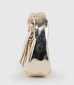 Nara Small Soft Bag In Gold Crush