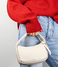 Nara Small Soft Bag In Offwhite