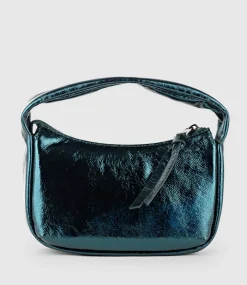 Nara Small Soft Bag In Peacock Crush
