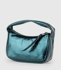 Nara Small Soft Bag In Peacock Crush