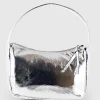 Narina Large Soft Bag In Silver Crush