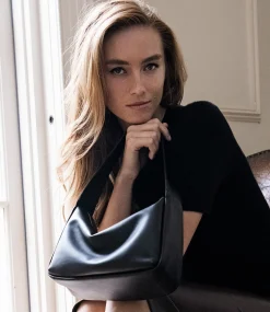 Narina Large Soft Bag In Black
