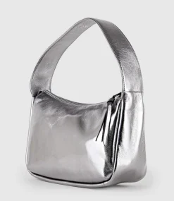 Narina Large Soft Bag In Pewter Crush
