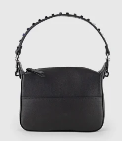 Natania Small Box Bag In Black