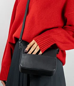 Natania Small Box Bag In Black