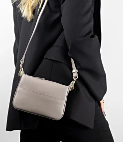 Natania Small Box Bag In Taupe