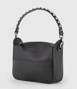 Natania Small Box Bag In Black