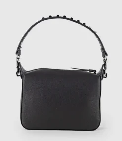 Natania Small Box Bag In Black