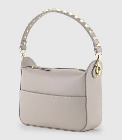 Natania Small Box Bag In Taupe