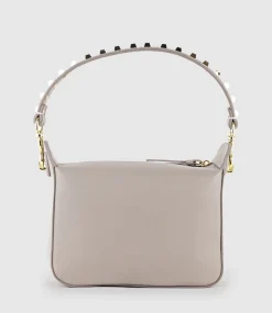 Natania Small Box Bag In Taupe