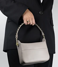 Natania Small Box Bag In Taupe