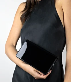 Nyx Evening Bag In Black Patent