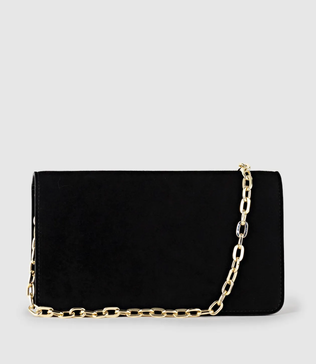 Nyx Evening Bag In Black Suede