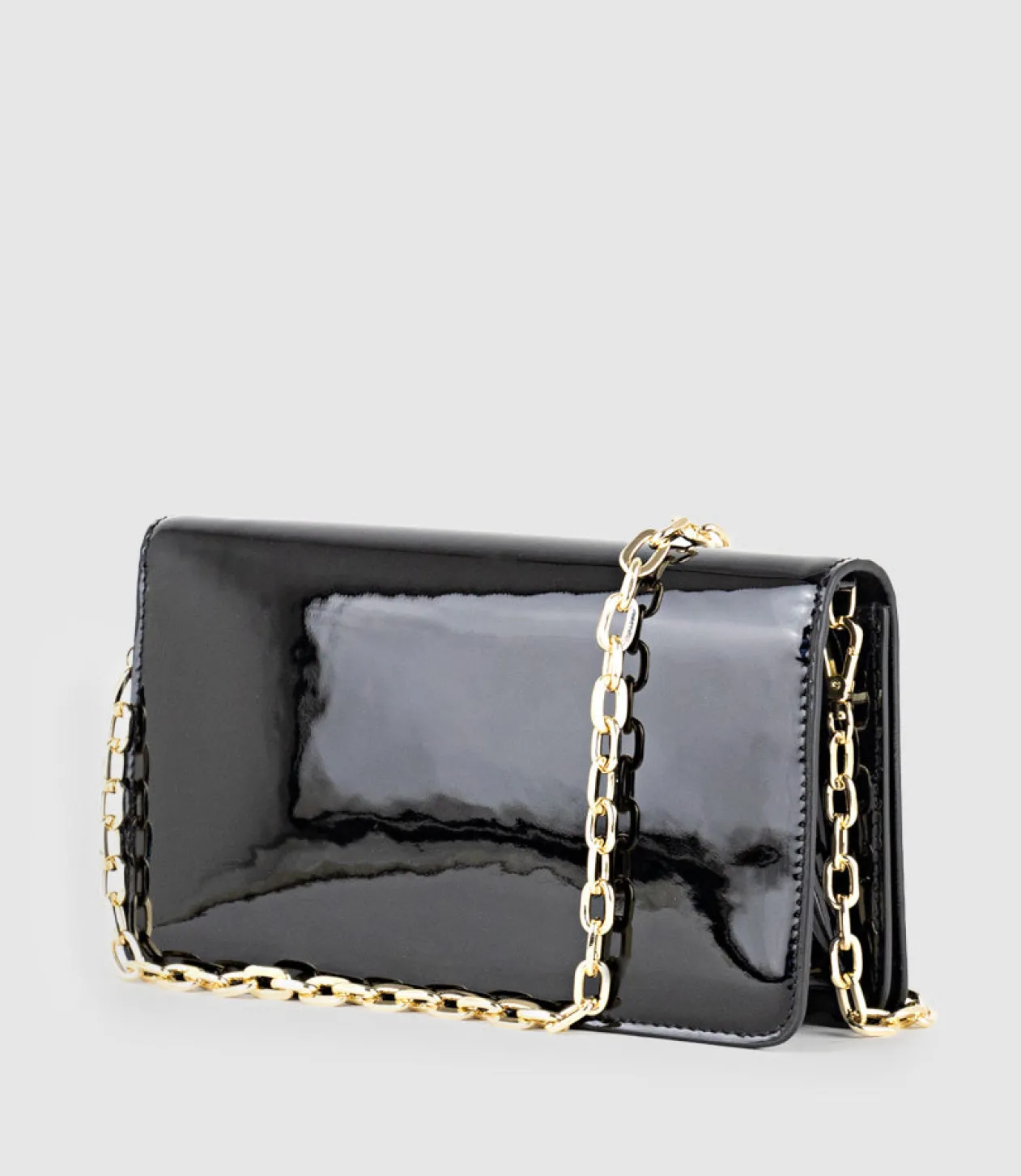 Nyx Evening Bag In Black Patent