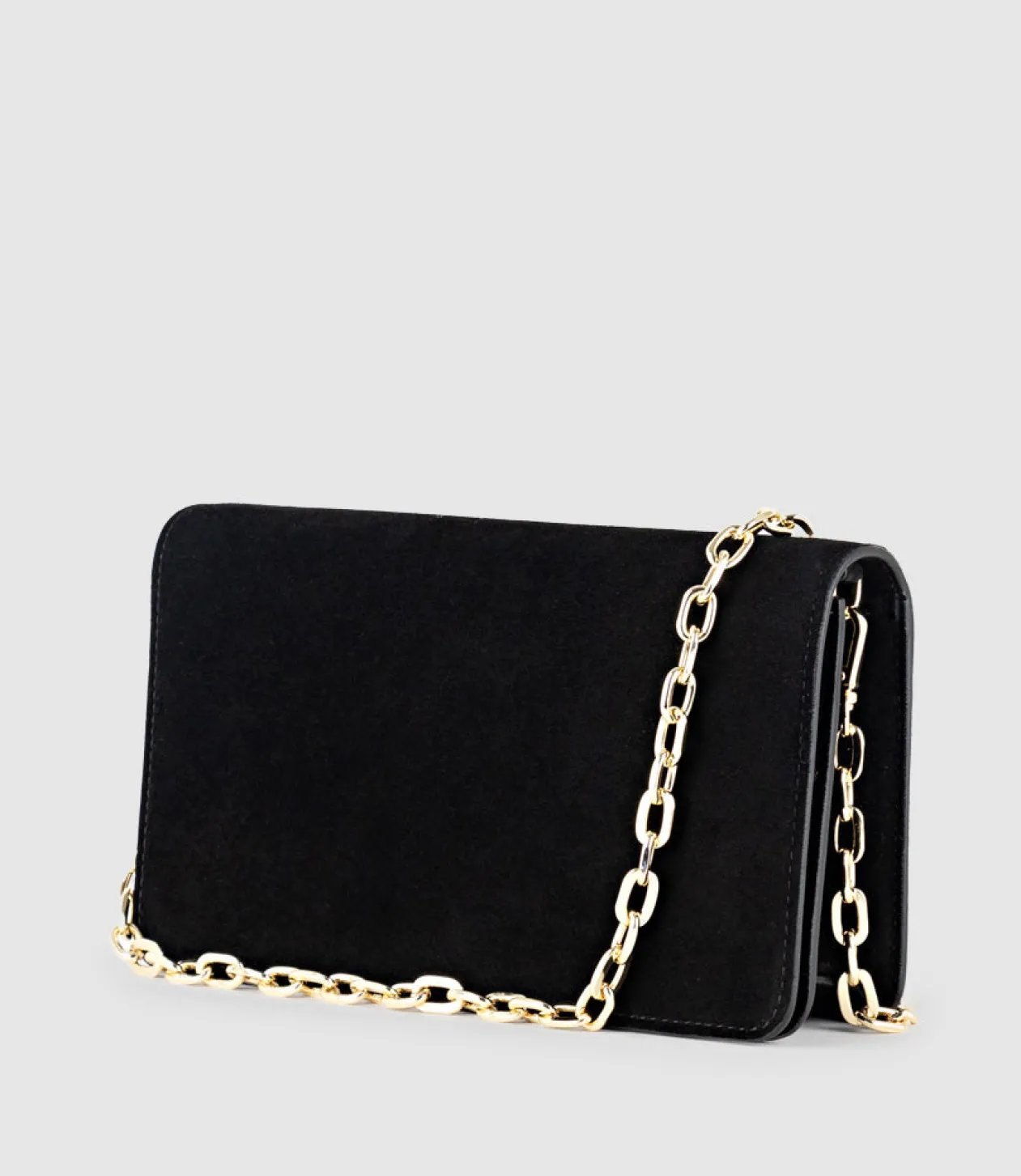 Nyx Evening Bag In Black Suede