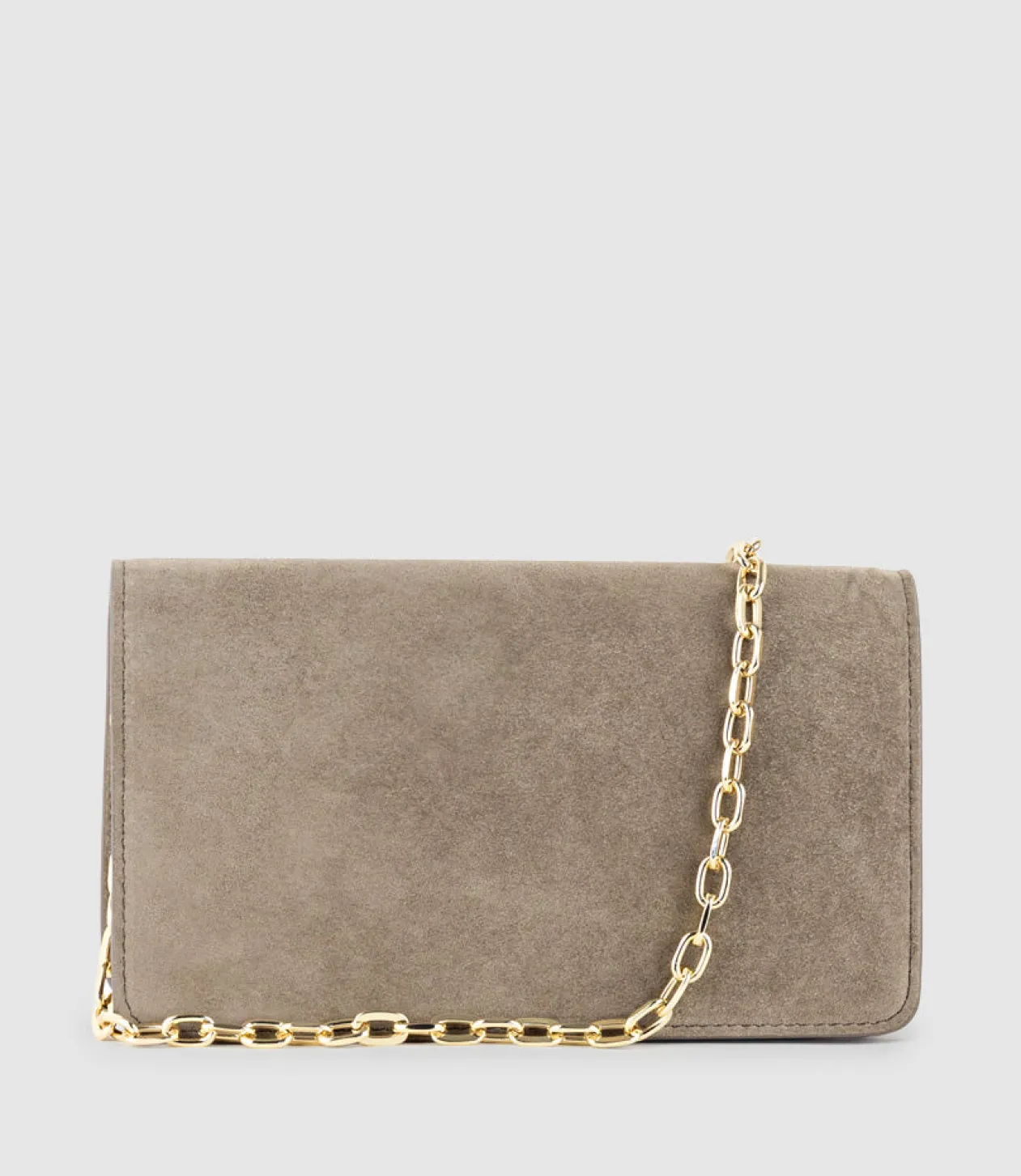 Nyx Evening Bag In Latte Suede
