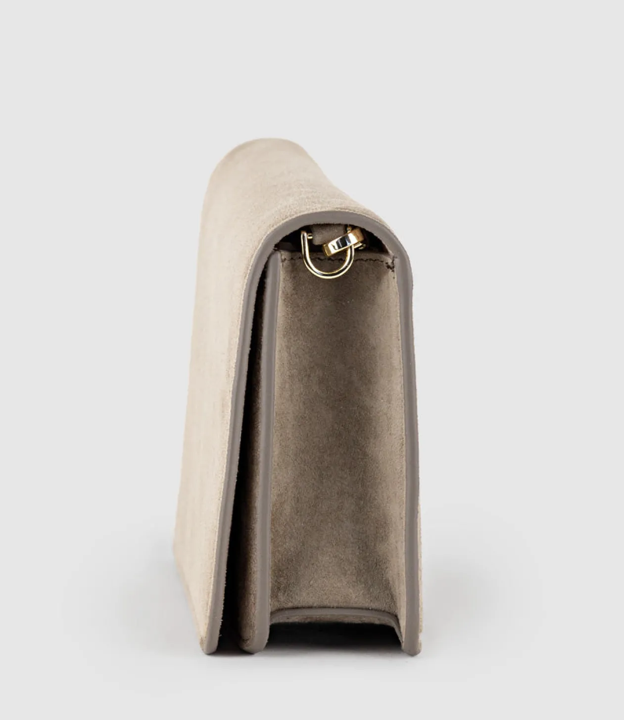 Nyx Evening Bag In Latte Suede