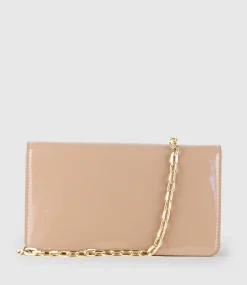 Nyx Evening Bag In Nude Patent