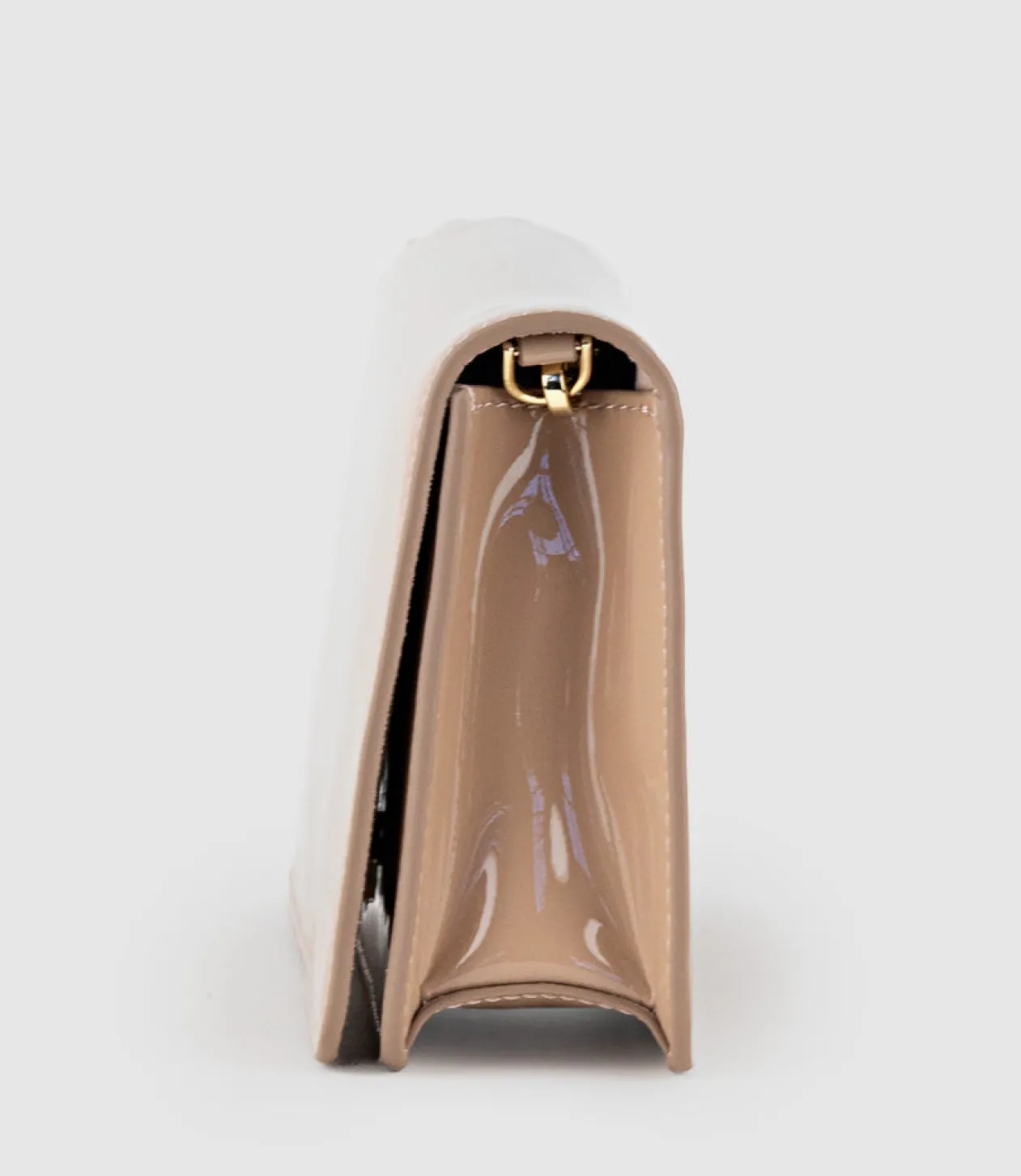 Nyx Evening Bag In Nude Patent