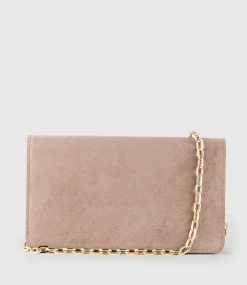 Nyx Evening Bag In Nude Suede