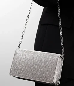 Nyx Evening Bag In Silver Ritz
