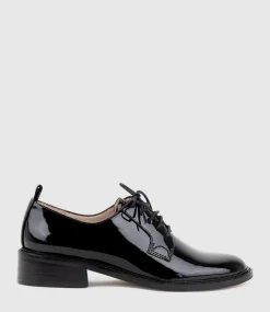 Percy30 Lace Up In Black Patent