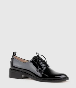 Percy30 Lace Up In Black Patent