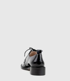 Percy30 Lace Up In Black Patent