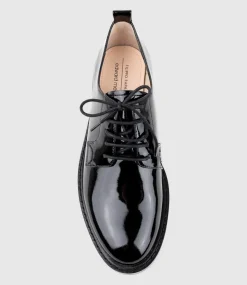 Percy30 Lace Up In Black Patent