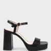 Rialto95 Banded Strap Platform Sandal In Black
