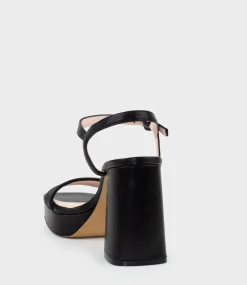 Rialto95 Banded Strap Platform Sandal In Black