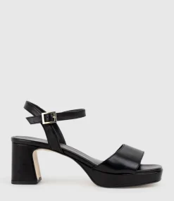 Roe65 Platform Sandal In Black