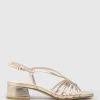 Sama35 Strappy Sandal In Rosegold