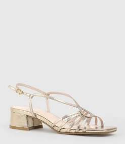 Sama35 Strappy Sandal In Rosegold