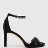 Santo90 Asymmetrical Platform Sandal In Black Speckle