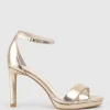 Santo90 Asymmetrical Platform Sandal In Rosegold