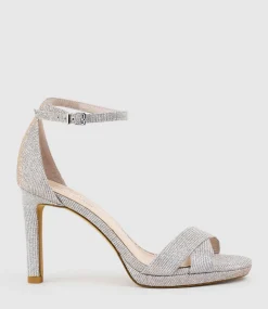 Santo90 Asymmetrical Platform Sandal In Silver Ritz
