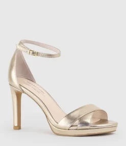Santo90 Asymmetrical Platform Sandal In Rosegold