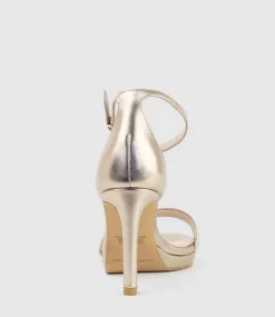 Santo90 Asymmetrical Platform Sandal In Rosegold