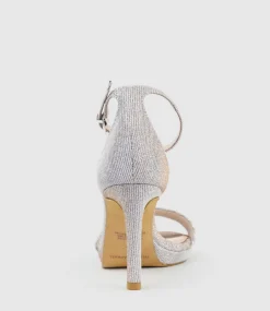 Santo90 Asymmetrical Platform Sandal In Silver Ritz