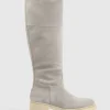 Savoury Classic Knee Boot In Pebble Suede