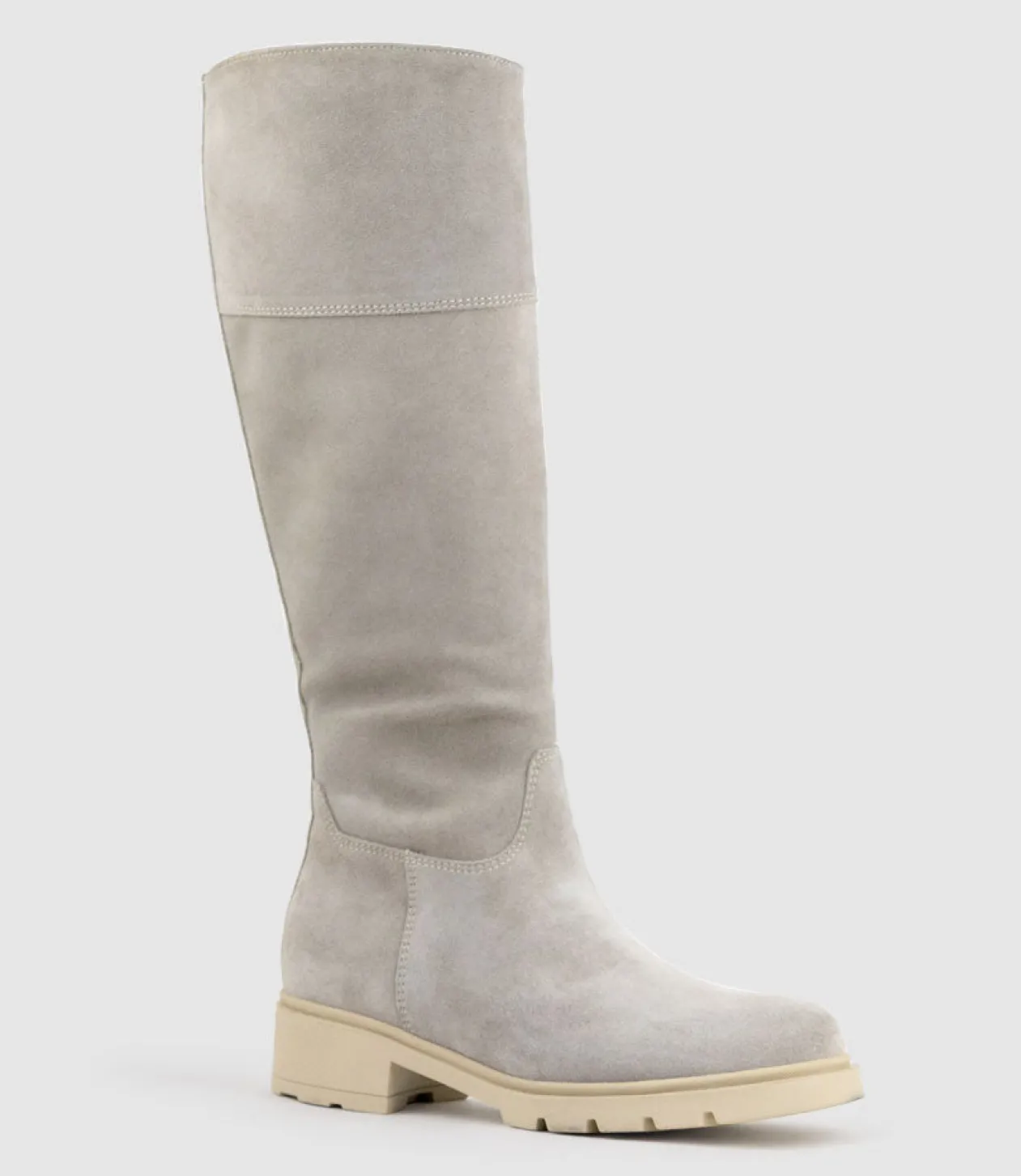 Savoury Classic Knee Boot In Pebble Suede