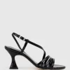 Sedai70 Strappy Sandal In Black Snake