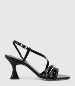 Sedai70 Strappy Sandal In Black Snake