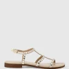 Selan Crystal Sandal In Offwhite