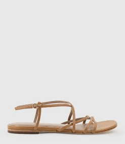 Serville Strappy Sandal In Tan