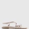 Serville Strappy Sandal In Offwhite