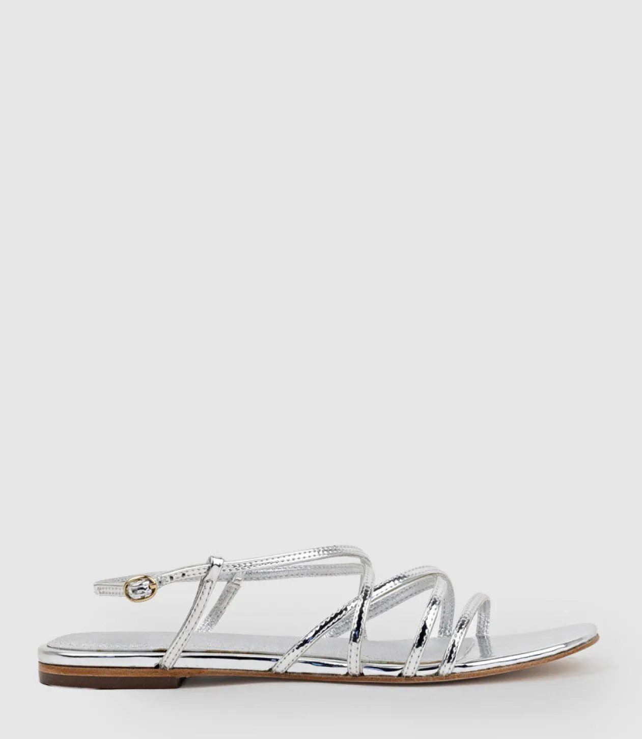 Serville Strappy Sandal In Silver