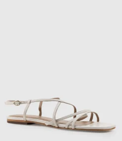 Serville Strappy Sandal In Offwhite
