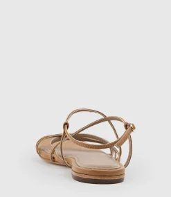 Serville Strappy Sandal In Tan